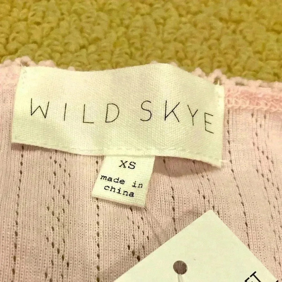 NWT Wild Skye Pink Blouse Top Sz. XS - Picture 4 of 4